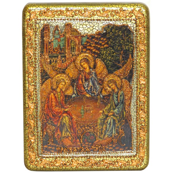 Троица, Подарочная икона, 15 Х20